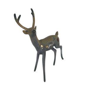 Primal Visions Kitty Cantrell Southwestern Deer Buck Sculpture Ancestor